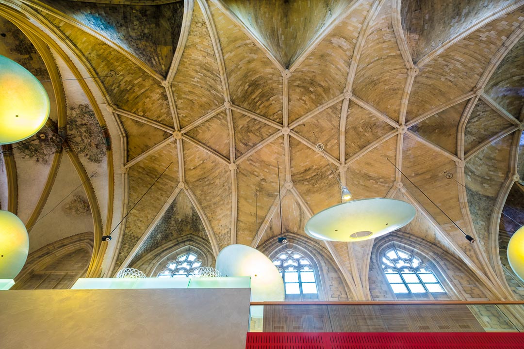 Kruisherenhotel Maastricht interieur plafond