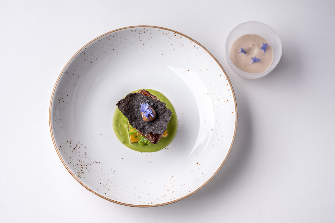 Dove ‘clamart’ with peas and shallot. Auberge De Herborist by Hungry for More.