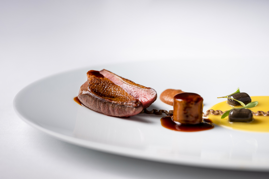 Enoteca Paco Pérez by Hungry for More. Details of the main course with pigeon by chef Xisco Simon.