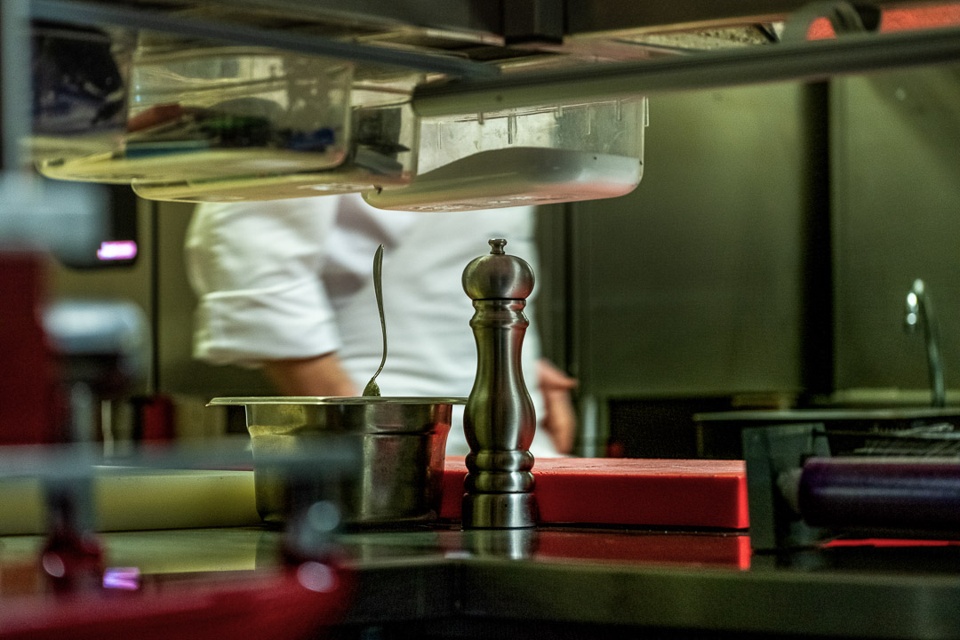 Alain Bianchin by Hungry for More. Kitchen picture before the service.