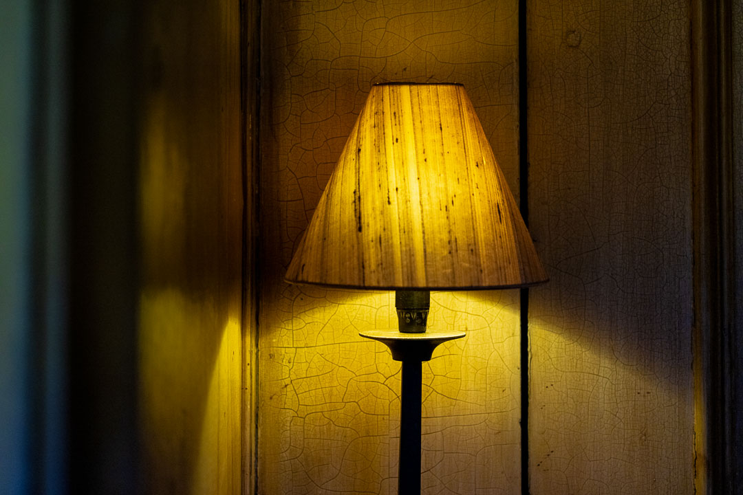 The Dylan by Hungry for More. Details of the lamp inside the hotel.