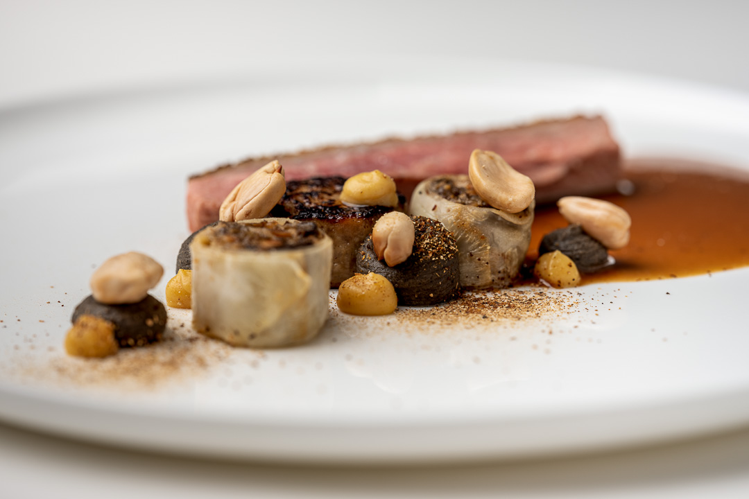 La Canne en Ville by Hungry for More. Details of the main course with duck by chef Kevin Lejeune.