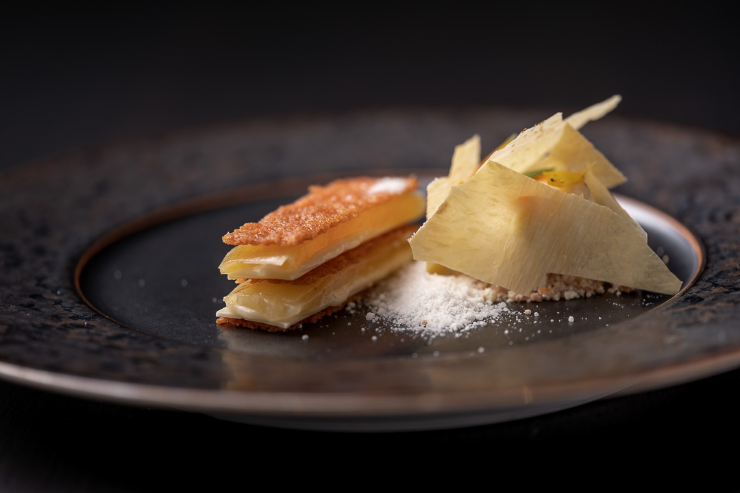 Zilte by Hungry For More. Millefeuille of pineapple with macadamia